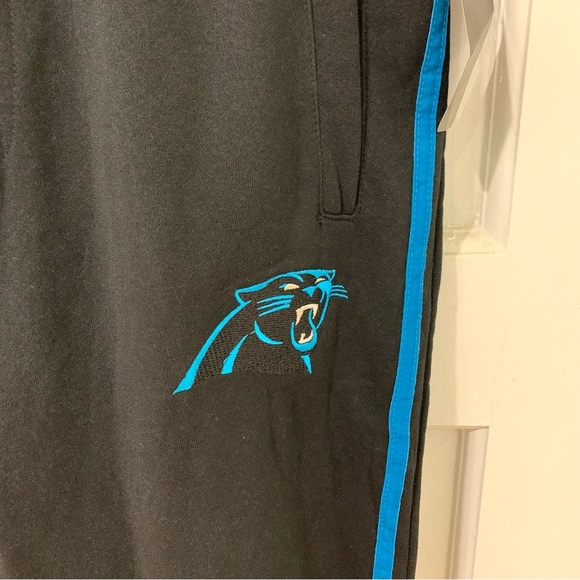 Men’s Ultra Game NFL Panthers Fleece Lined Sweatpants Joggers Size Large - Picture 5 of 16